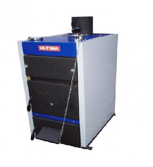 Ultima II 35 kW apatinio degimo kieto kuro katilas