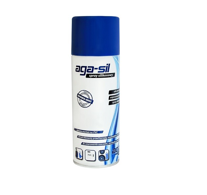 Purškiamas silikonas 400ml. AGA-SIL